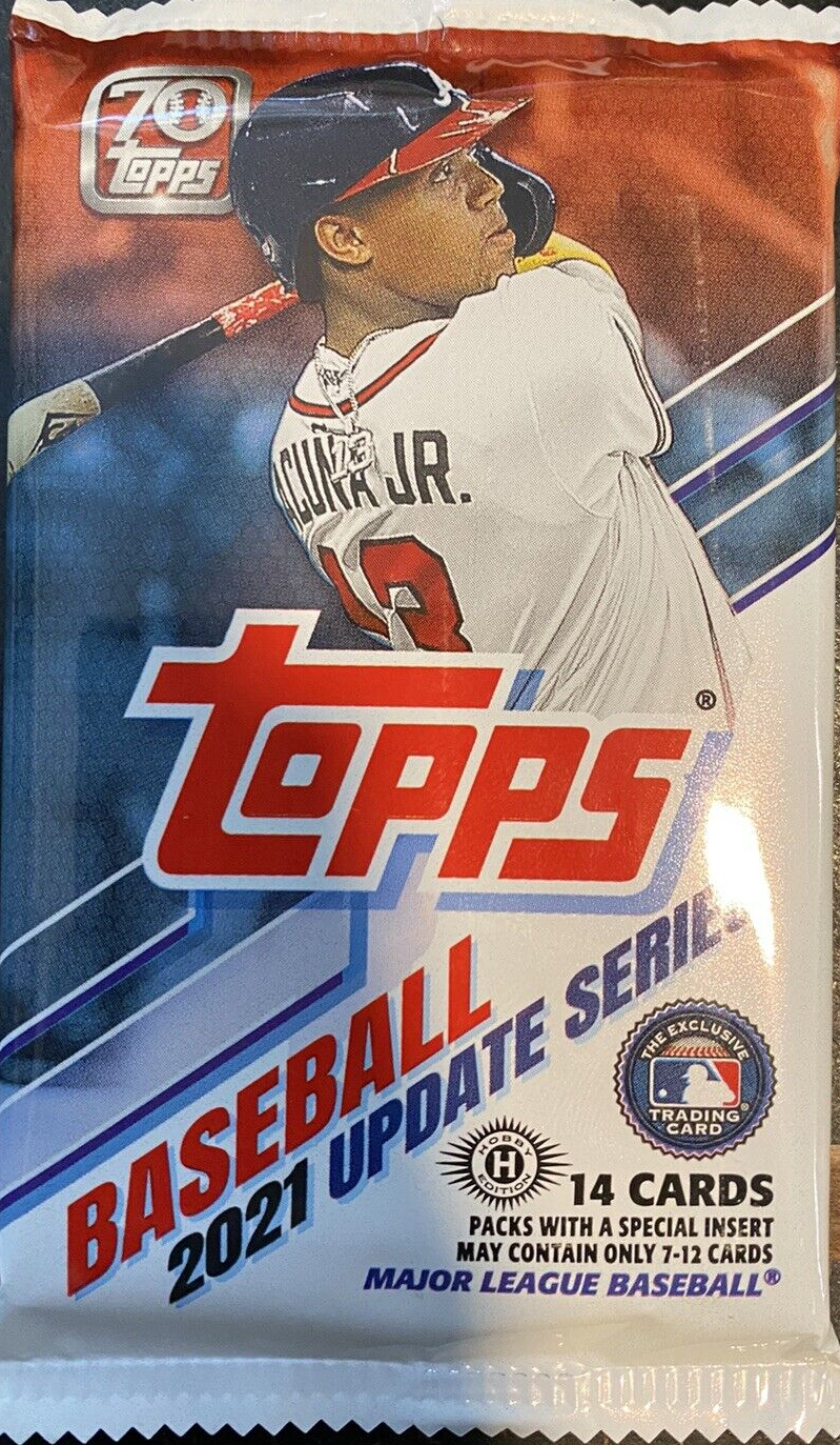 2021 TOPPS BASEBALL UPDATE SERIES HOBBY PACK