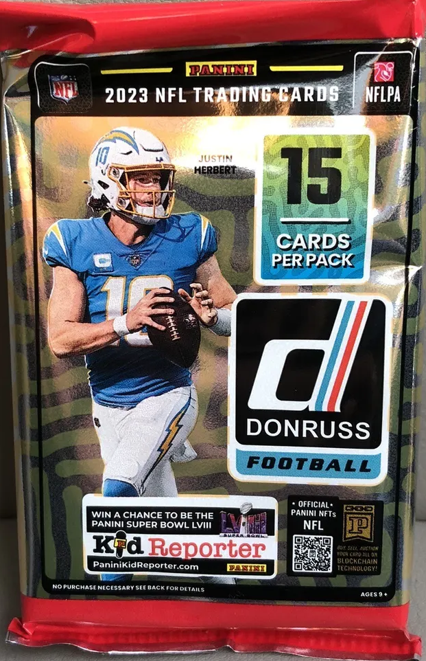 2023 DONRUSS FOOTBALL JUMBO PACK (15 CARDS)