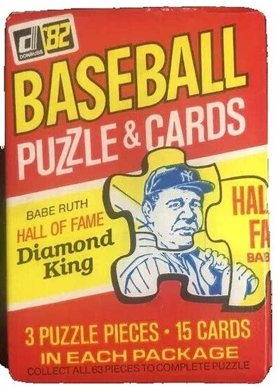 1982 DONRUSS BASEBALL UNOPENED WAX PACK