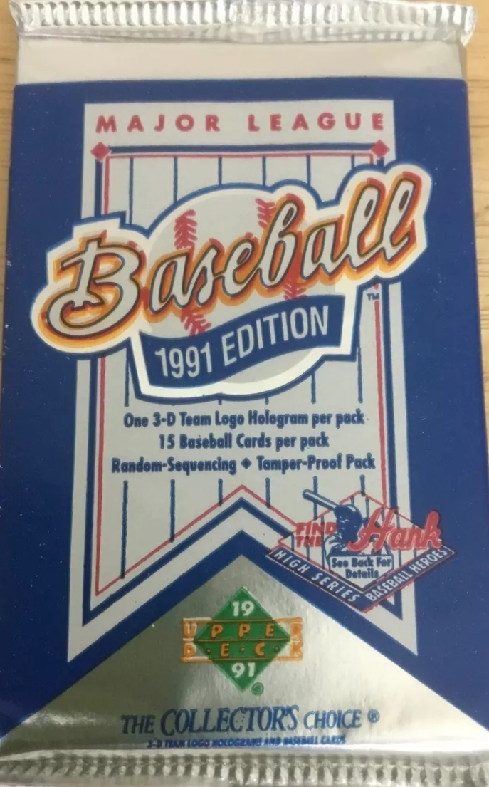 1991 UPPER DECK HIGH SERIES BASEBALL 15 CARD PACK