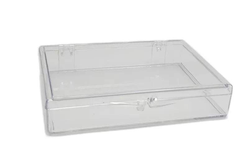 35 COUNT CLEAR HINGED BOX
