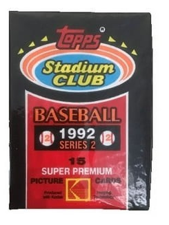 1991 TOPPS BASEBALL STADIUM CLUB SERIES 2