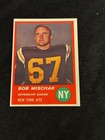 1963 FLEER FB BOB MISCHAK #17 NRMT+ V15018