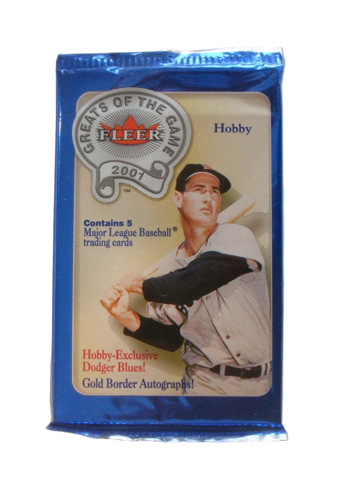 2001 FLEER BASEBALL GREATS OF THE GAME HOBBY PACK