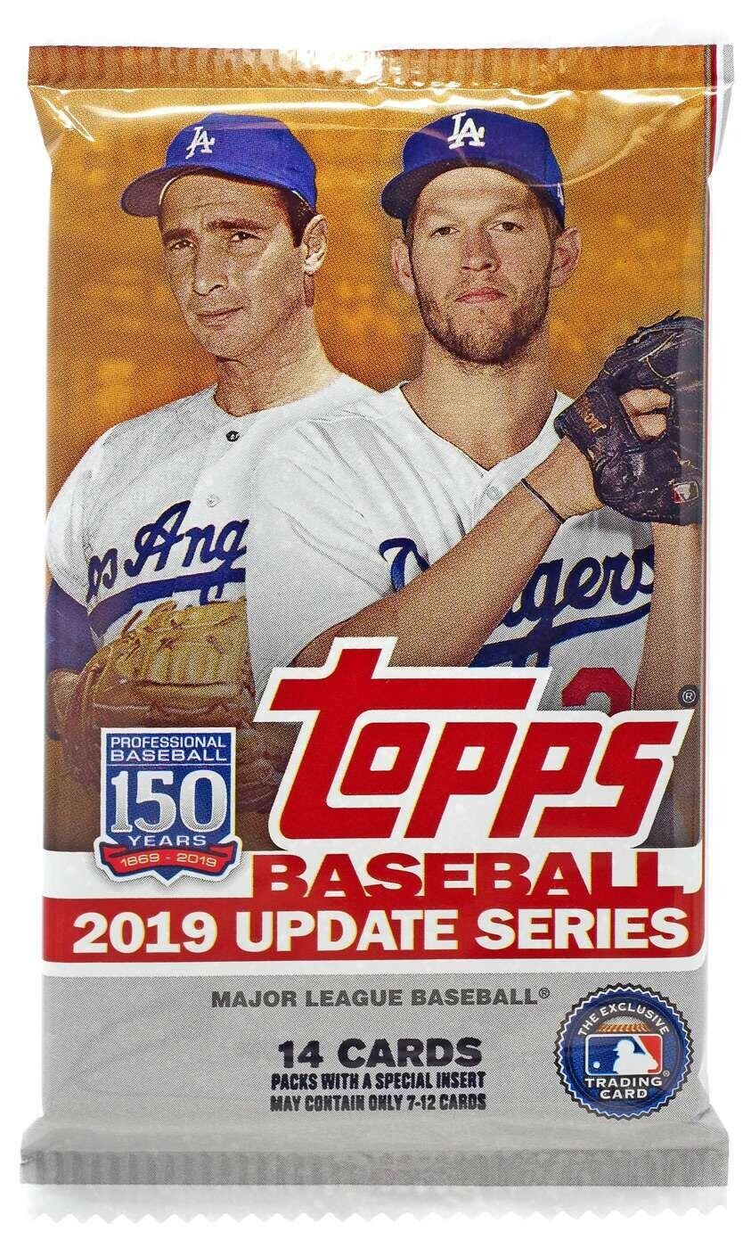 2019 TOPPS BASEBALL UPDATE SERIES HOBBY PACK