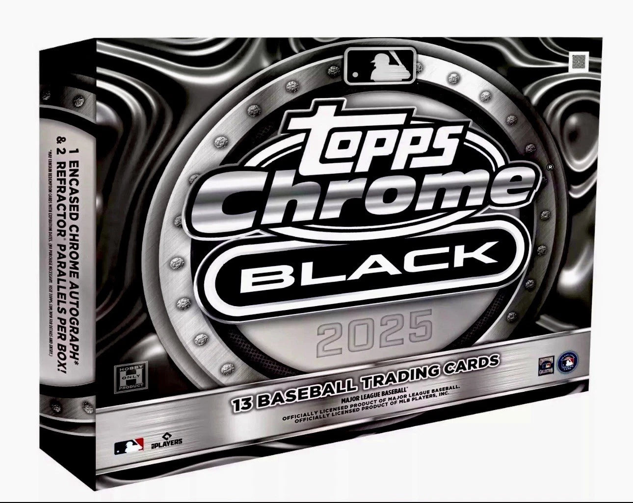 2025 TOPPS CHROME BASEBALL BLACK HOBBY BOX