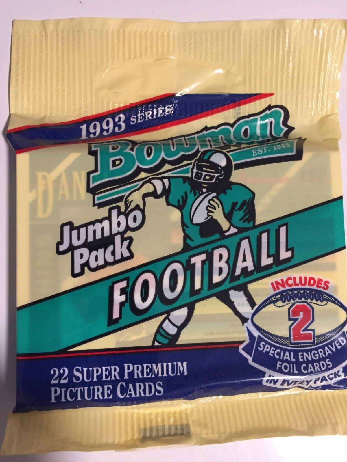 1993 BOWMAN FOOTBALL JUMBO PACK