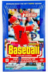 2026 TOPPS HERITAGE BASEBALL HOBBY BOX