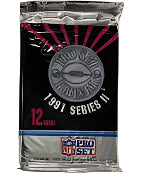 1991 PRO SET PLATINUM SERIES II FOOTBALL 12 CARD PACK