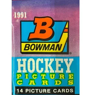 1991 BOWMAN NHL HOCKEY HOBBY PACK