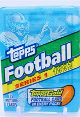 1992 TOPPS FOOTBALL SERIES 1 SEALED PACK
