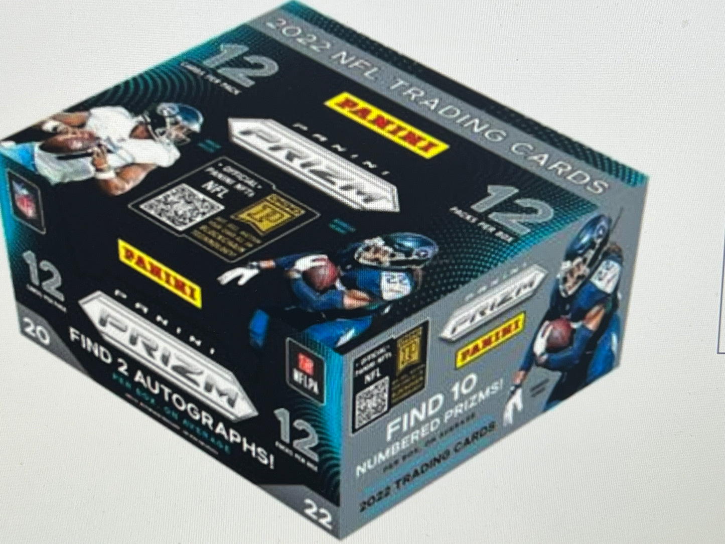 2022 PANINI PRIZM FOOTBALL HOBBY BOX.