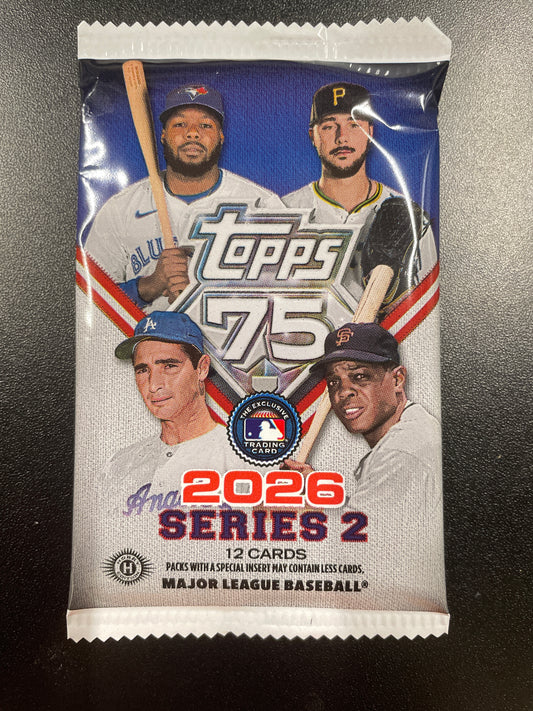 2026 TOPPS SERIES 2 BASEBALL HOBBY PACK