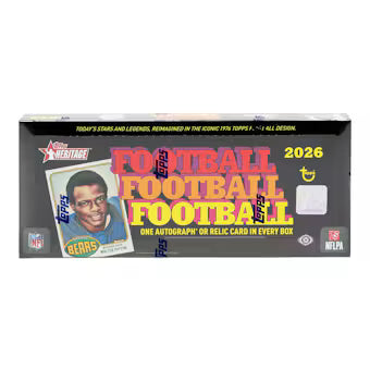 2026 HERITAGE FOOTBALL HOBBY BOX
