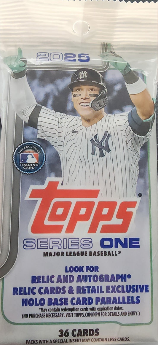 2025 TOPPS BASEBALL SERIES 1 JUMBO PACK (36 CARD)