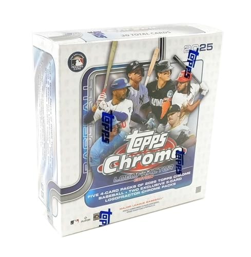 2025 TOPPS CHROME BASEBALL LOGOFRACTOR SEALED MEGA BOX