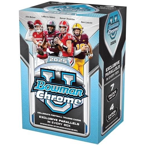2025 BOWMAN CHROME U FOOTBALL BLASTER BOX