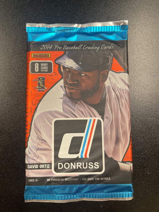 2014 DONRUSS BASEBALL HOBBY PACK