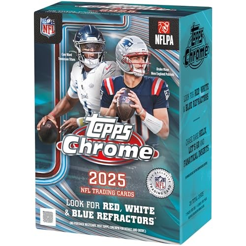 2025 TOPPS CHROME FOOTBALL BLASTER BOX