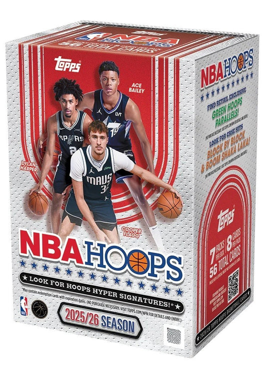 2025/26 TOPPS NBA HOOPS BLASTER BOX