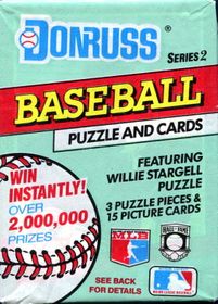 1991 DONRUSS BASEBALL SERIES 2 WAX PACK