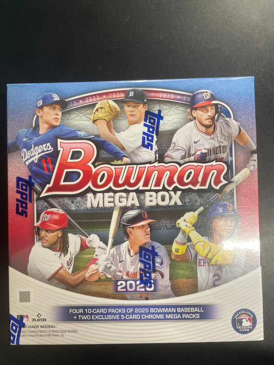 2025 BOWMAN BASEBALL MEGA BOX