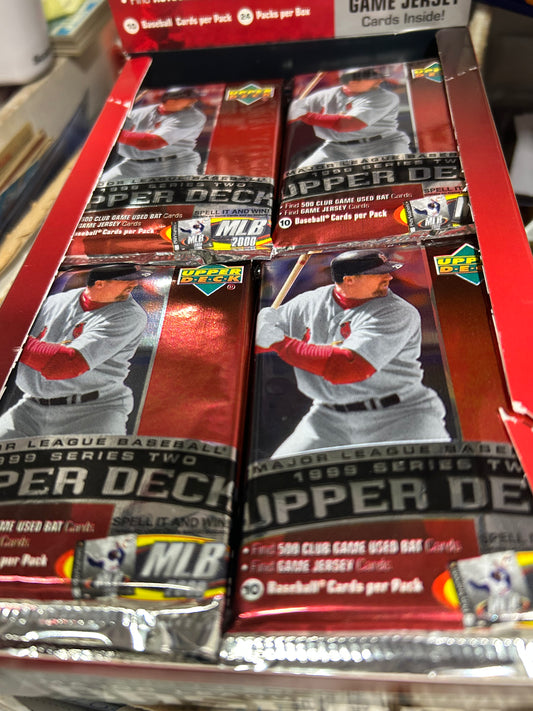 1999 UPPER DECK BASEBALL SERIES 2 HOBBY PACK