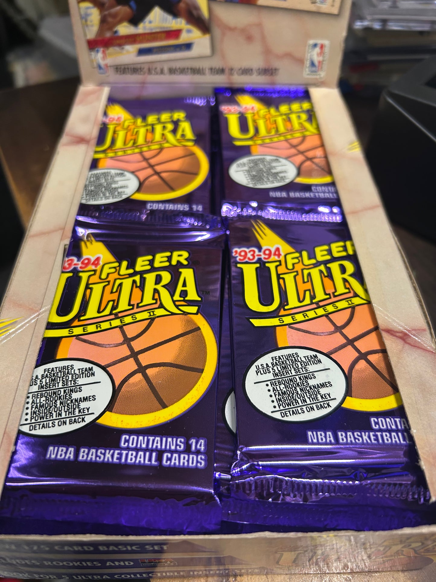 1993/94 ULTRA BASKETBALL SERIES 2 PACK