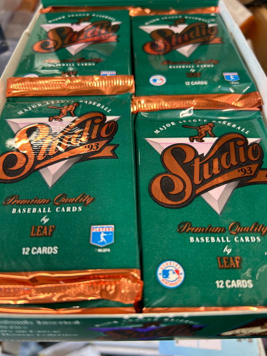 1993 STUDIO BASEBALL SEALED HOBBY PACK