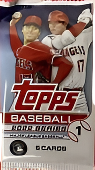 2022 TOPPS BASEBALL SERIES 1 RETAIL PACK