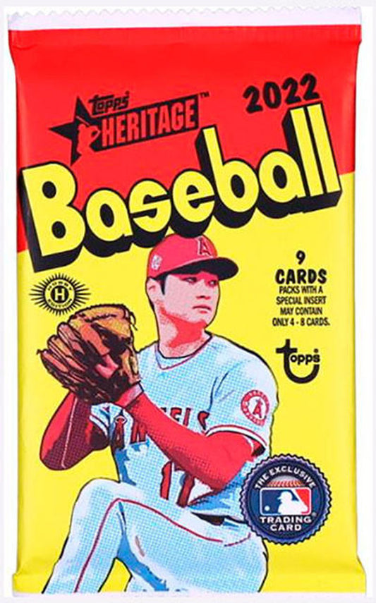 2022 HERITAGE BASEBALL HOBBY PACK