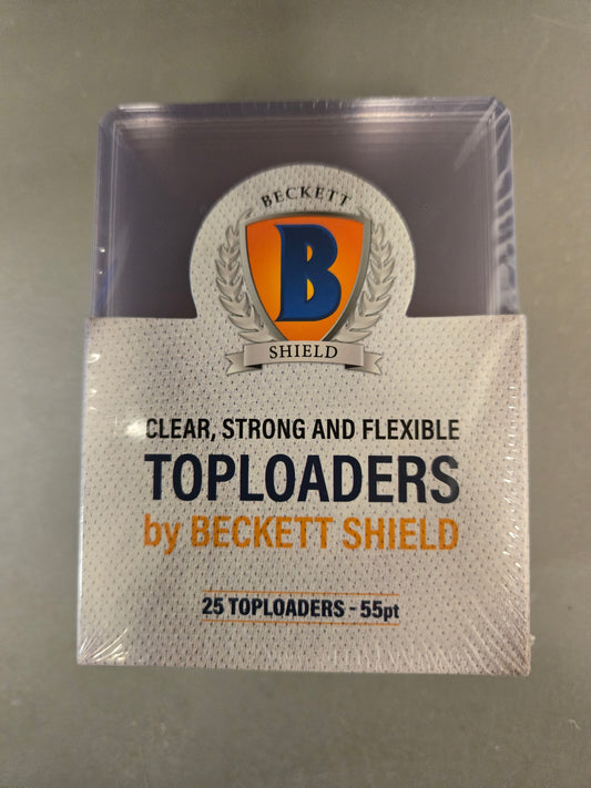 BECKETT 55 POINT TOP LOADER 25 COUNT