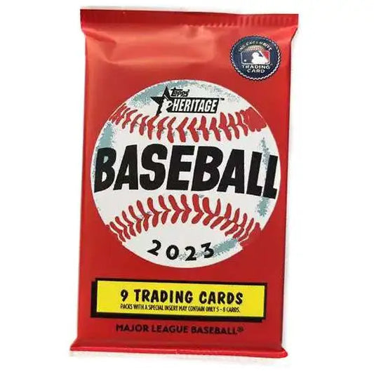 2023 TOPPS HERITAGE BASEBALL HOBBY PACK