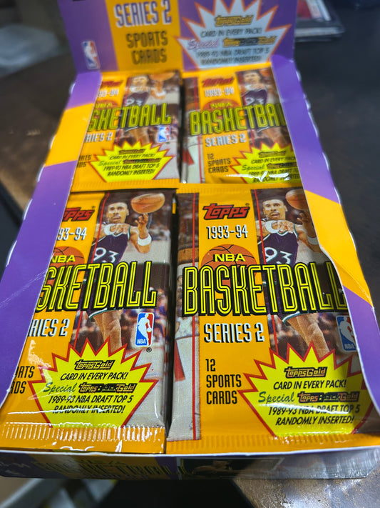 1993/94 TOPPS BASKETBALL HOBBY PACK