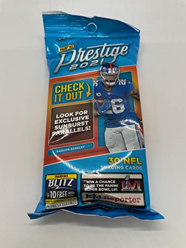 2021 PRESTIGE FOOTBALL 30 CARD PACK