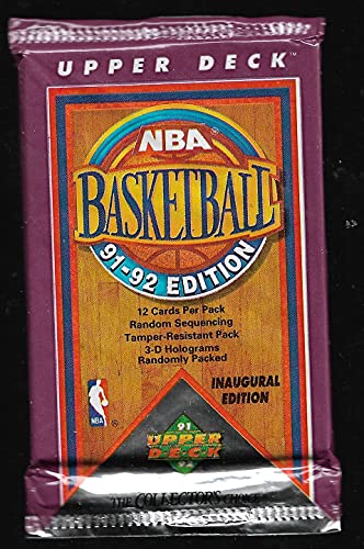 1991/92 UPPER DECK BASKETBALL 12 CARD PACK