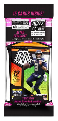 2021 MOSAIC FOOTBALL 15 CARD PACK