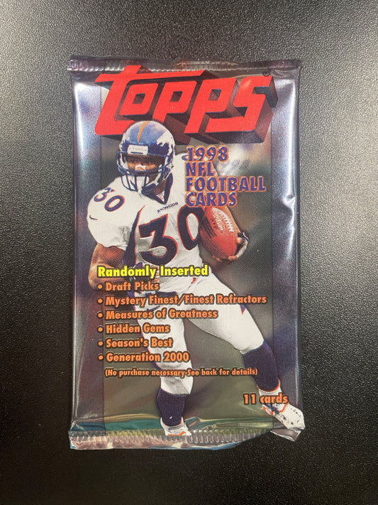 1998 TOPPS FOOTBALL HOBBY PACK