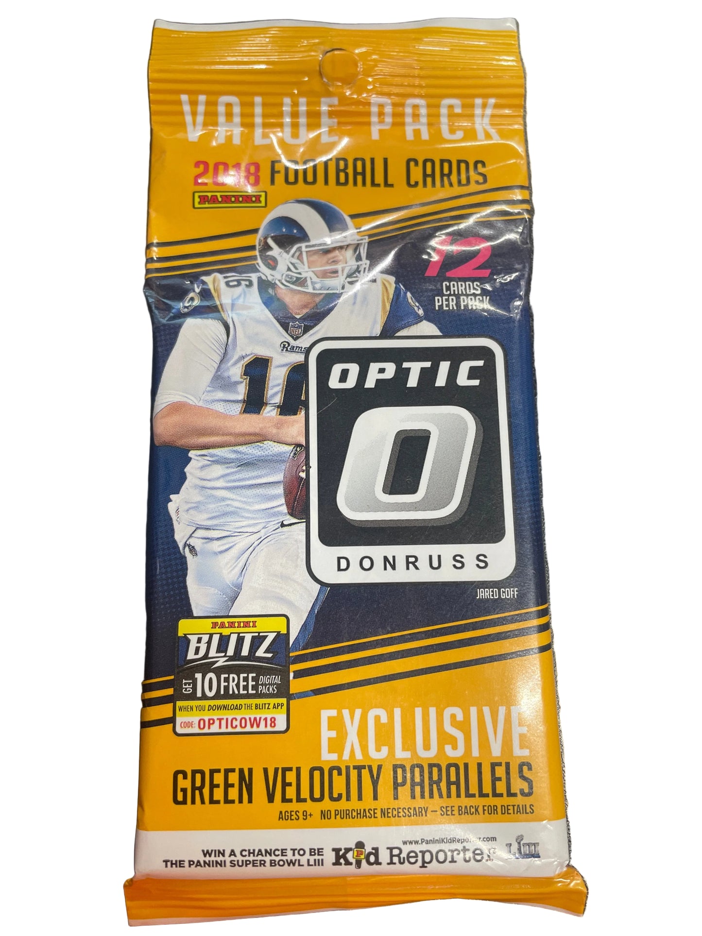 2018 OPTIC FOOTBALL FAT PACK