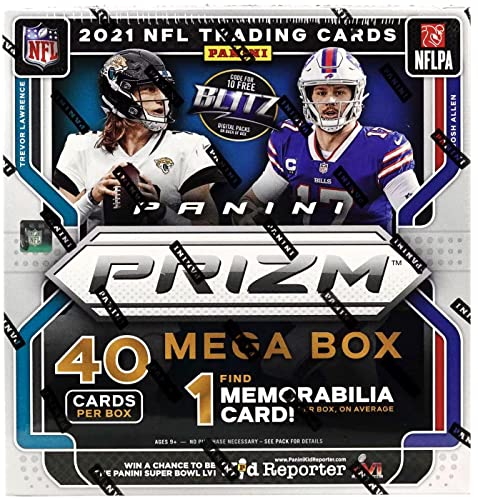 2021 PRIZM FOOTBALL MEGA BOX