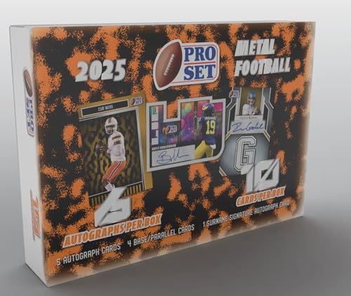 2025 PRO SET METAL FOOTBALL HOBBY BOX