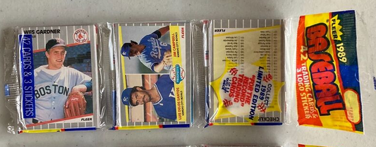 1989 FLEER BASEBALL RACK PACK