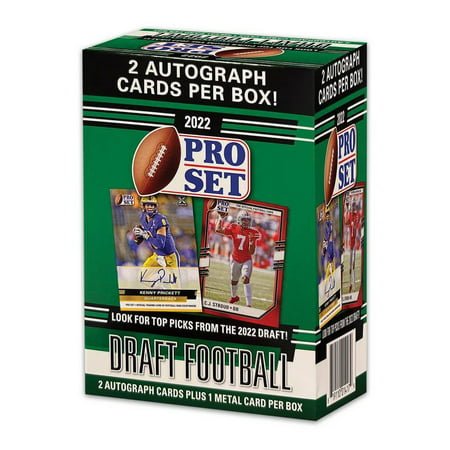 2022 PRO SET FOOTBALL SEALED BLASTER BOX. 2 AUTO'S