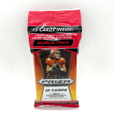 2021 PRIZM FOOTBALL DRAFT PICKS 15 CARD PACK