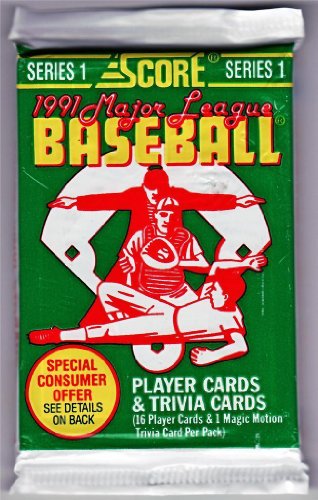 1991 SCORE SERIES 1 BASEBALL HOBBY PACK