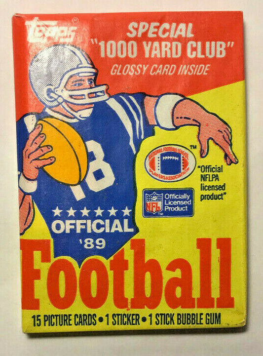 1989 TOPPS FOOTBALL WAX PACK