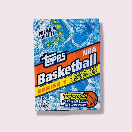 1992/93 TOPPS BASKETBALL SERIES 1 WAX PACK