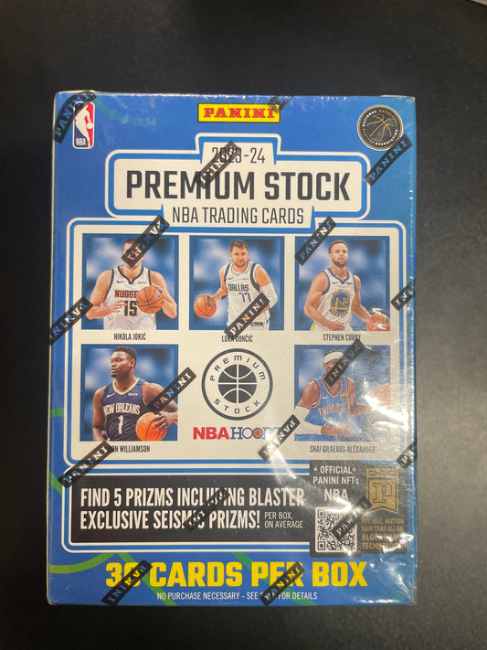 2023-24 PREMIUM STOCK BASKETBALL BLASTER BOX