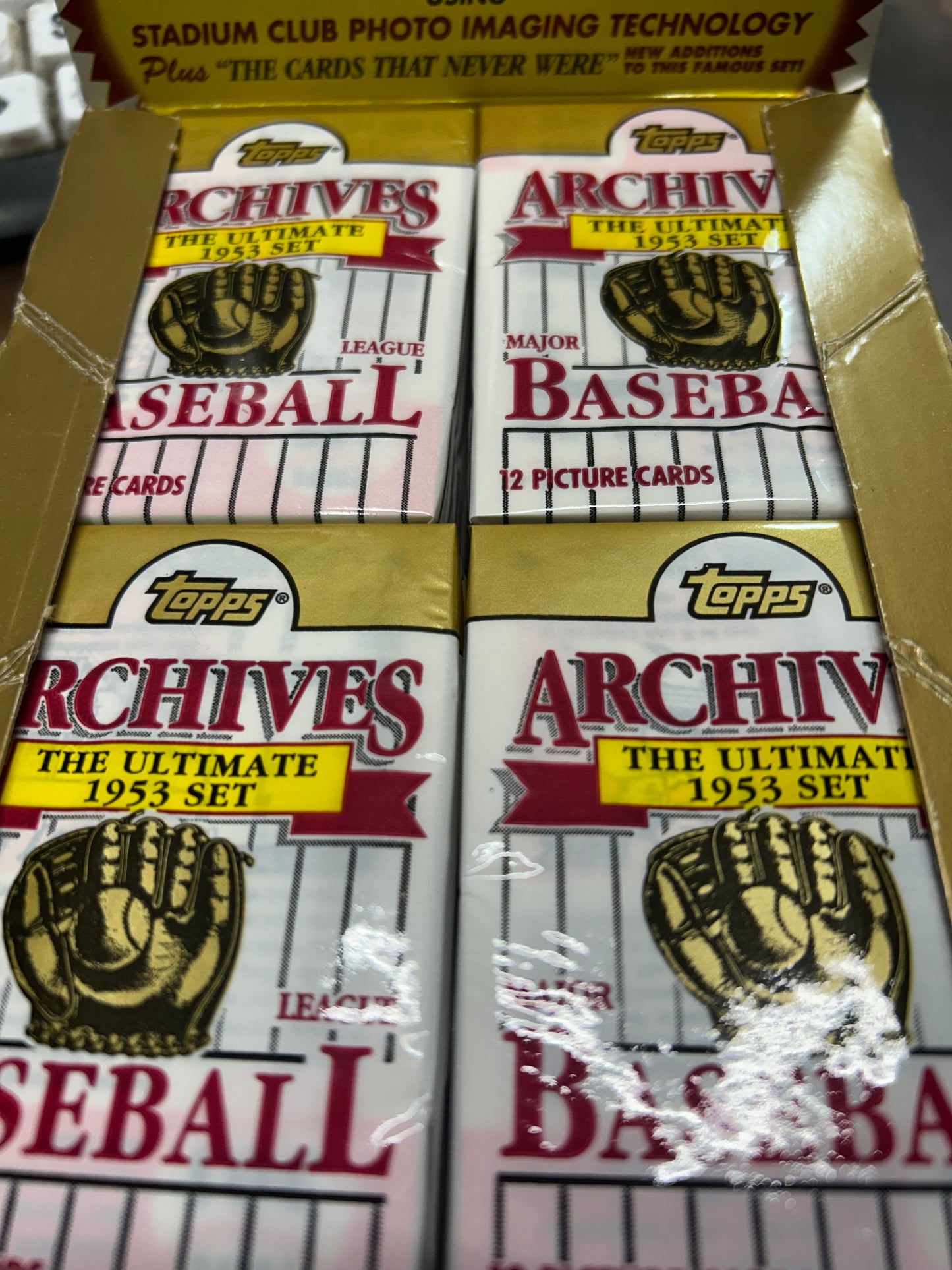 1991 TOPPS BASEBALL ARCHIVES (1953) SEALED HOBBY PACK