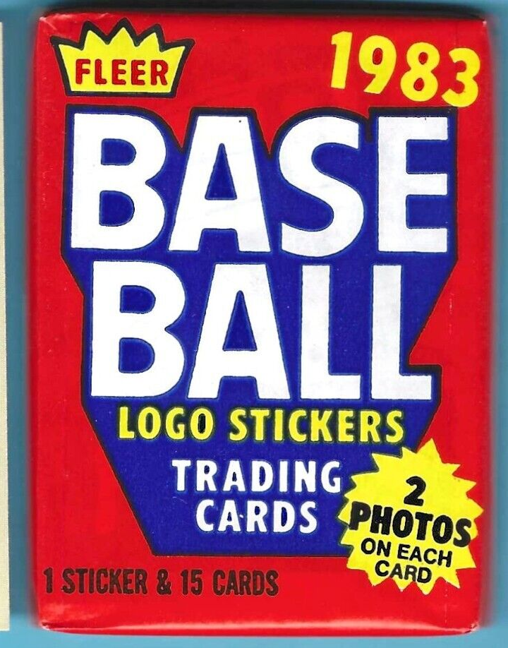 1983 FLEER BASEBALL WAX PACK